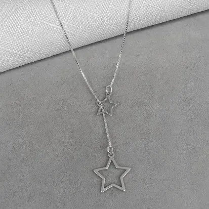GARGANTILHA GRAVATINHA ESTRELAS